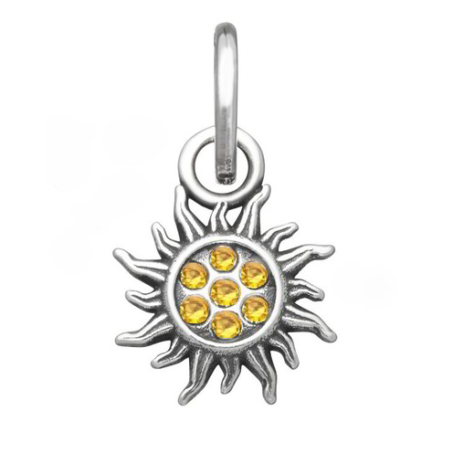 Charm Raspini Mini Sole Crystal Giallo - 12168