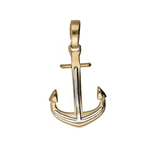 Ciondolo Guzzi Gioielli Oro 18Kt Ancora - CRF/068