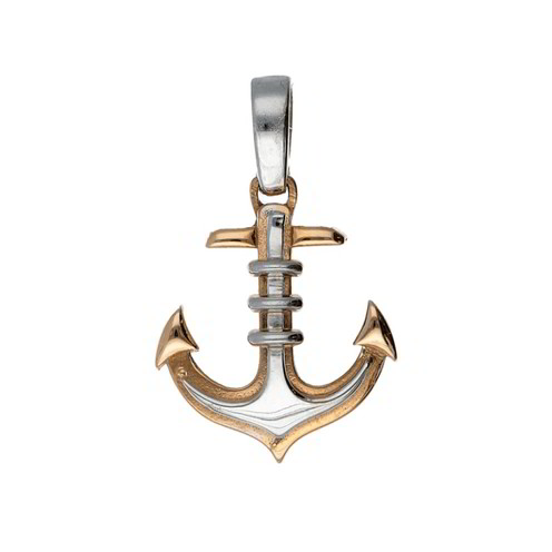 Ciondolo Guzzi Gioielli Oro 18Kt Ancora - CRF/073