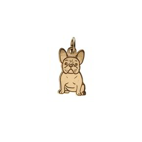 Ciondolo Guzzi Gioielli Oro 18Kt Bulldog Francese - BULLDOG2