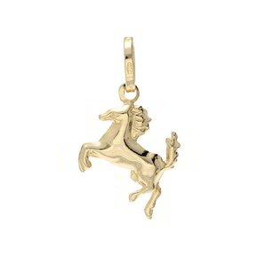 Ciondolo Guzzi Gioielli Oro 18Kt Cavallino Rampante - PN084-GLY