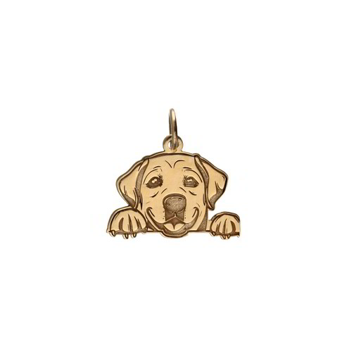Ciondolo Guzzi Gioielli Oro 18Kt Labrador - LABRADOR1
