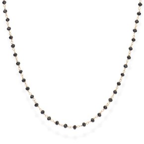 Collana Amen Cristalli Neri - CLRN45