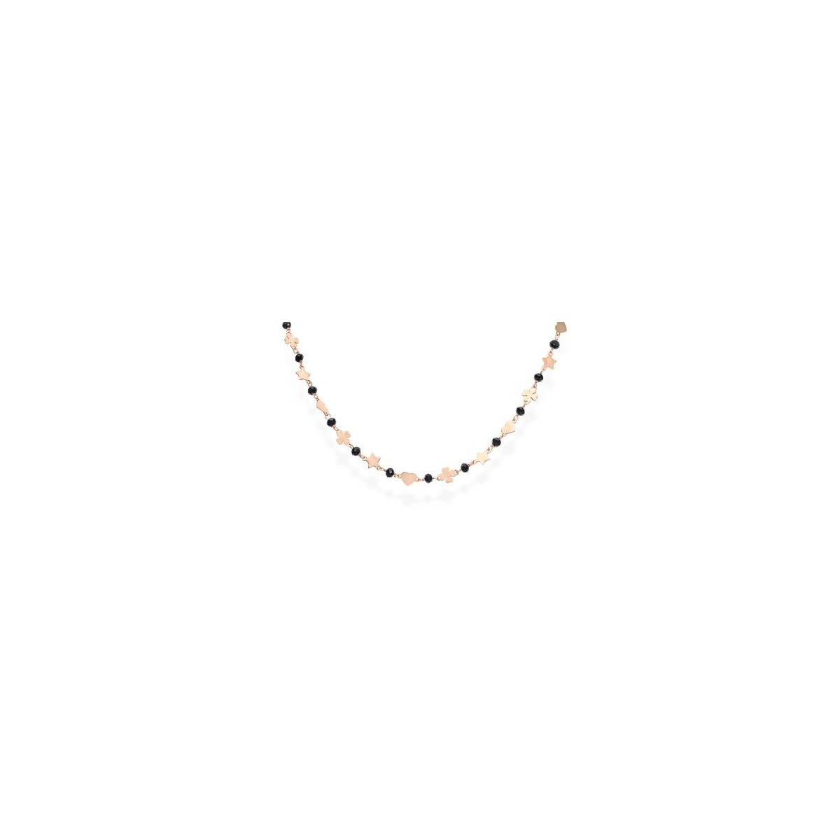 AOWVUTS Parure Gioielli Quadrifoglio 18K Placcato Oro Set di Gioielli da Donna Acciaio al Titanio Fortunati Clover Collana Orecchini Set Parure di Gioielli da Sposa Damigella D'Onore Regalo (A