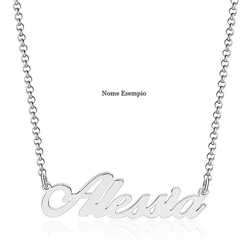 Collana Argento Guzzi Gioielli Nome - NM0101