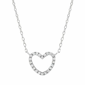 Collana Artlinea Cuore Diamanti - CD380-4B Collana Artlinea Cuore Diamanti - CD380-4B