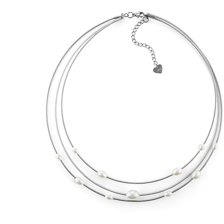 Collana Uomo Donna Cesare Paciotti 4UCL0121 In Acciaio Inox Nero - Lunghezza 46,5 Cm - Foto 2