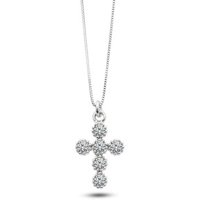 Collana Donna Ambrosia Croce  Luce - AGZ 362