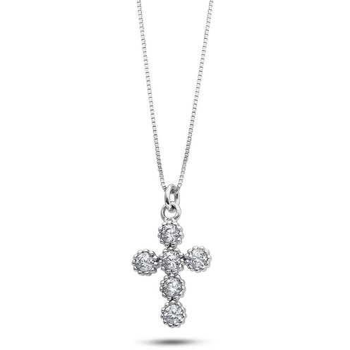 Collana Donna Ambrosia Croce Luce - AGZ 396