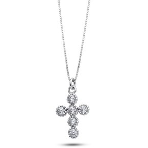 Collana Donna Ambrosia Croce Luce - AGZ 396