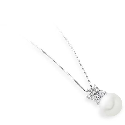 Collana Donna Ambrosia Punto Luce Perla - AGP 183