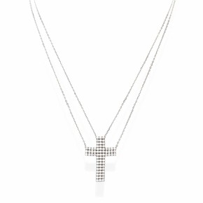 Collana Donna Amen Croce Di Luce - CL2SCBBZ