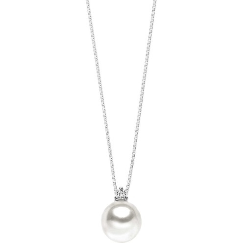 Collana Donna Comete Perle Diamanti - GLP 432