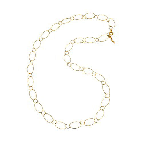 Collana Donna Giovanni Raspini Superlight 120 Dorata - 11270 - L