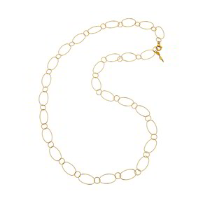 Collana Donna Giovanni Raspini Superlight 120 Dorata - 11270 - L