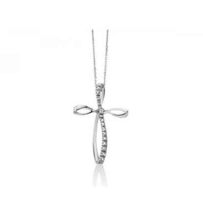 Collana Donna Miluna Croce - CLD4230