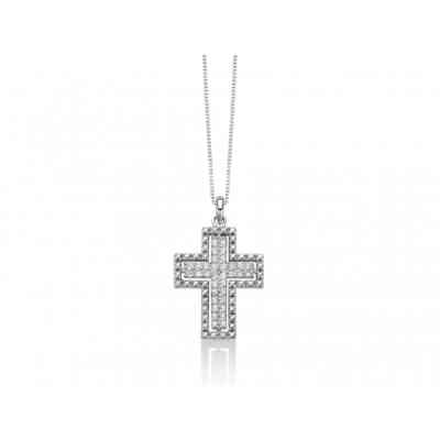 Collana Donna Miluna Croce Diamanti - CLD4316
