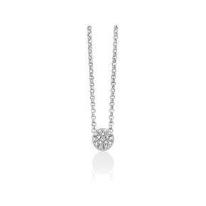 collana donna oro bianco diamante cipollina donnaoro