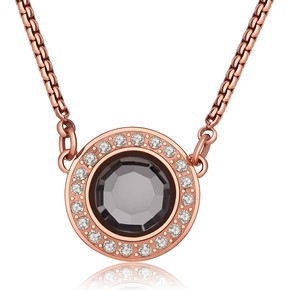Collana donna S'agapõ in acciaio con luna pendente SCK286