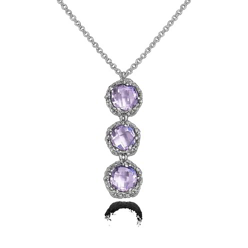 Collana Donna Tesoro Di Hera Margherite Quarzo - FCN008L-R2A