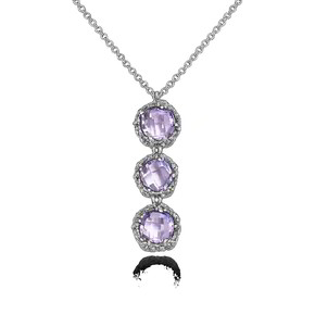 Collana Donna Tesoro Di Hera Margherite Quarzo - FCN008L-R2A