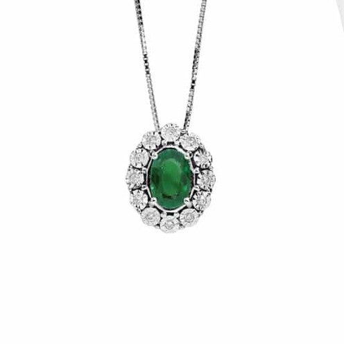 Collana DonnaOro Smeraldo - DCPE5414.006