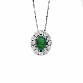 Collana DonnaOro Smeraldo - DCPE5414.006