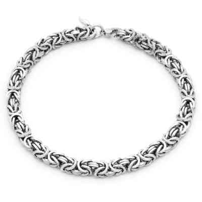 Collana Giovanni Raspini Maglia Bizantina Martellata - 11395