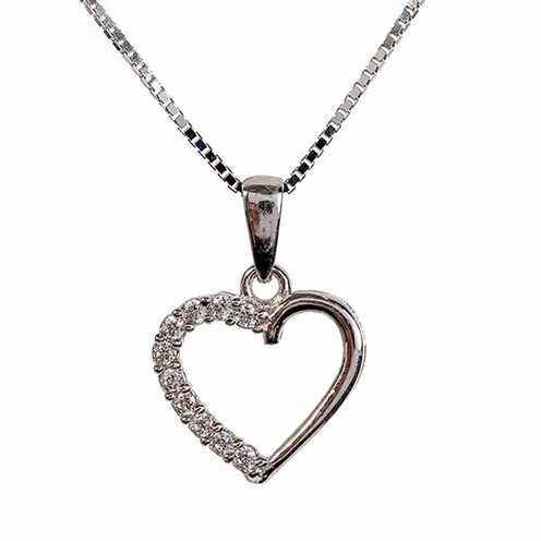 Set Gioielli 2 Pezzi Ametista E Cristallo - Collana E Orecchini Argentati - Regalo San Valentino