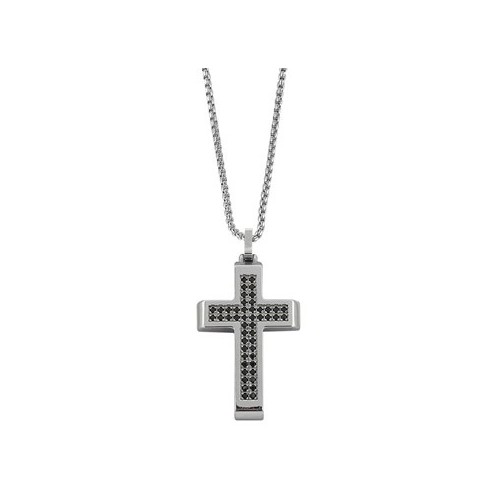 Collana Uomo Boccadamo Man Cross - AGR234N