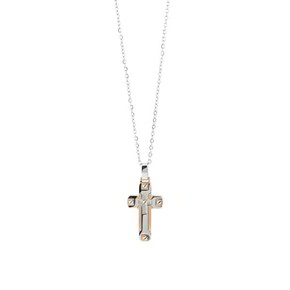 Collana Uomo Boccadamo Man Cross - AGR245RS