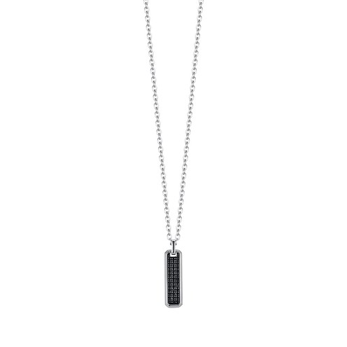 Donnaoro Elements Collana Donna Girocollo Croce In Oro Bianco E Diamanti Lpf10126 005 142709534