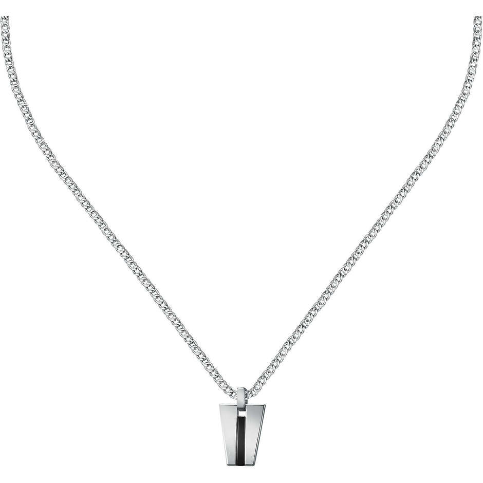 Morellato Collana Uomo In Acciaio E Oro 750‰ - Collezione Gold - Lunghezza 50+5 Cm - SATM20