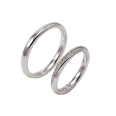 Coppia Fedi Nuziali Polello Linea Delicata - 2615DB-UB