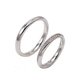 Coppia Fedi Nuziali Polello Linea Delicata - 2615DB-UB