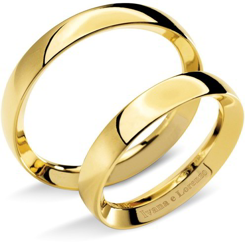 Fede Nuziale Comete Ivana E Lorenzo - ANB 715G - 18