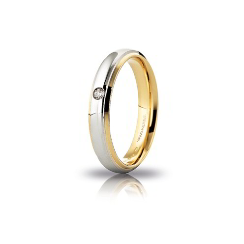 Fede Unoaerre Brillanti Cassiopea 4 mm 5 gr Oro - 070AFC2820010CD - 27