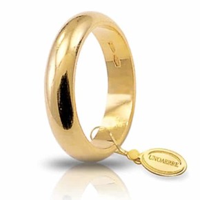 Fede Unoaerre Classica 5mm 10gr Oro - 100 AFN 1 - 25 Fede Unoaerre Classica 5mm 10gr Oro - 100 AFN 1 - 25