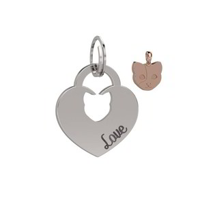 Medaglia Gattino Liujo Pet Love - LJP018