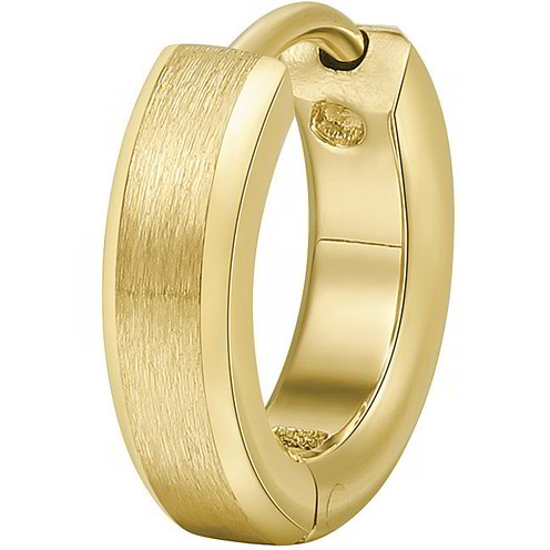 Orecchino A Cerchio Brosway Per Uomo - Acciaio 316L, Design Ink, Modello BIK21 - Foto 2