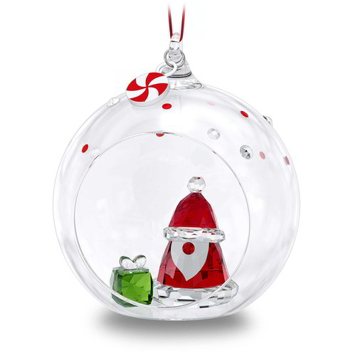 Oggettistica Swarovski Crystal Living Pallina Babbo Natale - 5596382