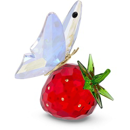 Oggettistica Swarovski Idyllia Butterfly And Strawberry - 5666846