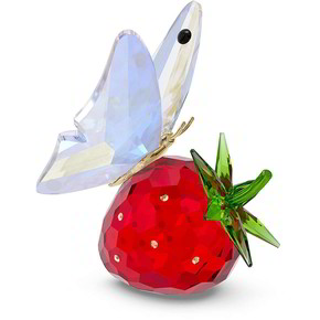 Oggettistica Swarovski Idyllia Butterfly And Strawberry - 5666846
