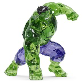 Oggettistica Swarovski Marvel Hulk - 5646380 Oggettistica Swarovski Marvel Hulk - 5646380