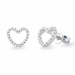 Orecchini Artlinea Cuori Diamanti - OD238-4B