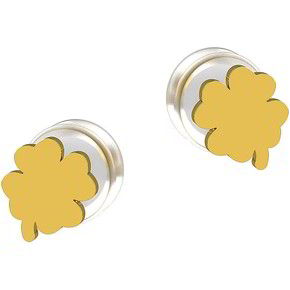 Orecchini Bambina Nanan Quadrifogli - NGLD0035