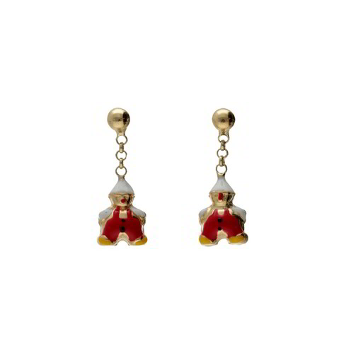 Orecchini Bimba Guzzi Gioielli Oro 18Kt - SMALTO8OR