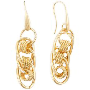 Orecchini Donna 4US Cesare Paciotti Brass - 4UOR7328W Orecchini Donna 4US Cesare Paciotti Brass - 4UOR7328W