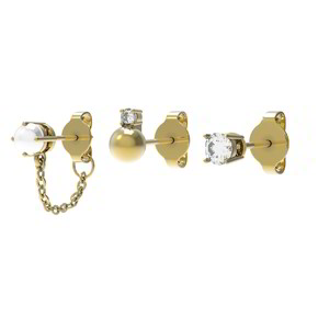 Orecchini Donna 4US Cesare Paciotti Tris - 4UOR5744W Orecchini Donna 4US Cesare Paciotti Tris - 4UOR5744W