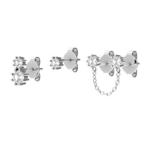 Orecchini Donna 4US Cesare Paciotti Tris - 4UOR5752W